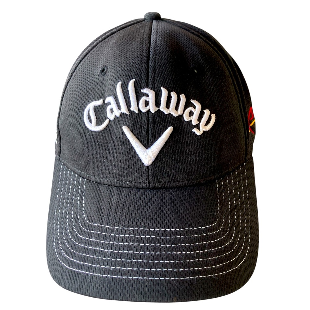 Callaway Golf Diablo Edge Cap Adjustable Strap Baseball Hat Sporty Black Onesize